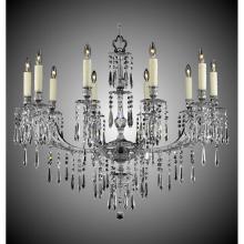 American Brass And Crystal CH7816-U-03G-ST - 10 Light Parisian Spire