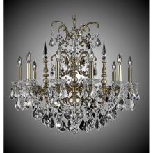 American Brass And Crystal CH9381-A-13S-ST - 10 Light Venetian