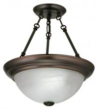 Lithonia Lighting 11782 BZ - Bowl Semi-Flush Mount