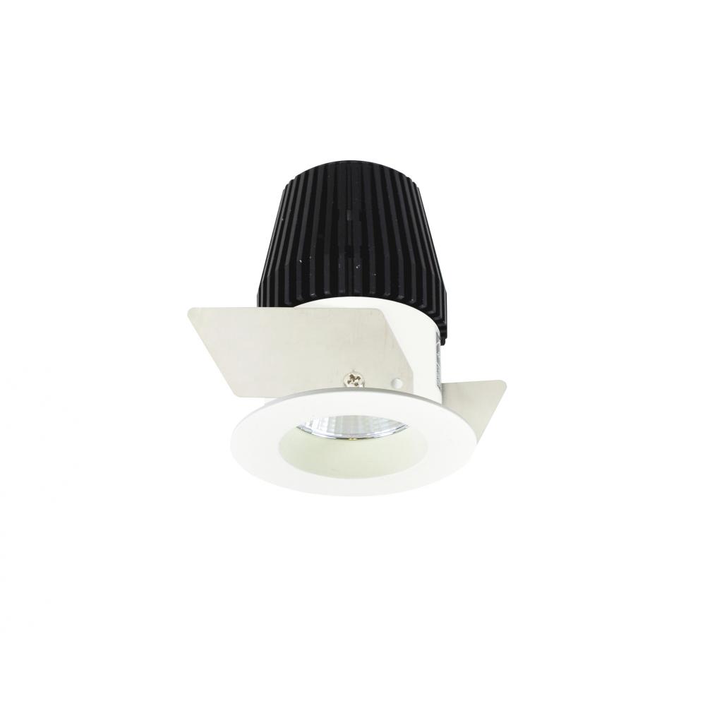 1" Iolite LED BWF Round Reflector, 600lm, 2700K, Matte Powder White Reflector / Matte Powder