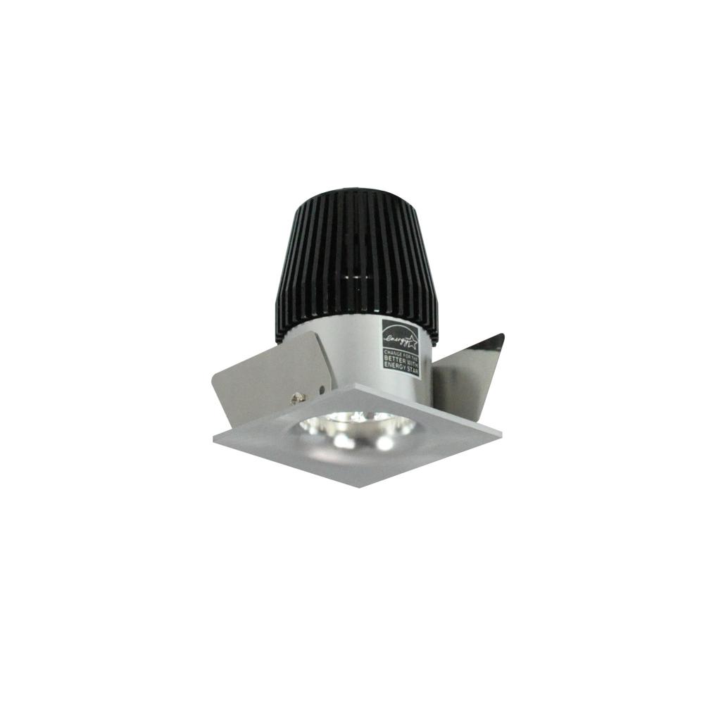 1" Iolite LED NTF Square Bullnose, 600lm, 4000K, Natural Metal Reflector / Natural Metal Flange