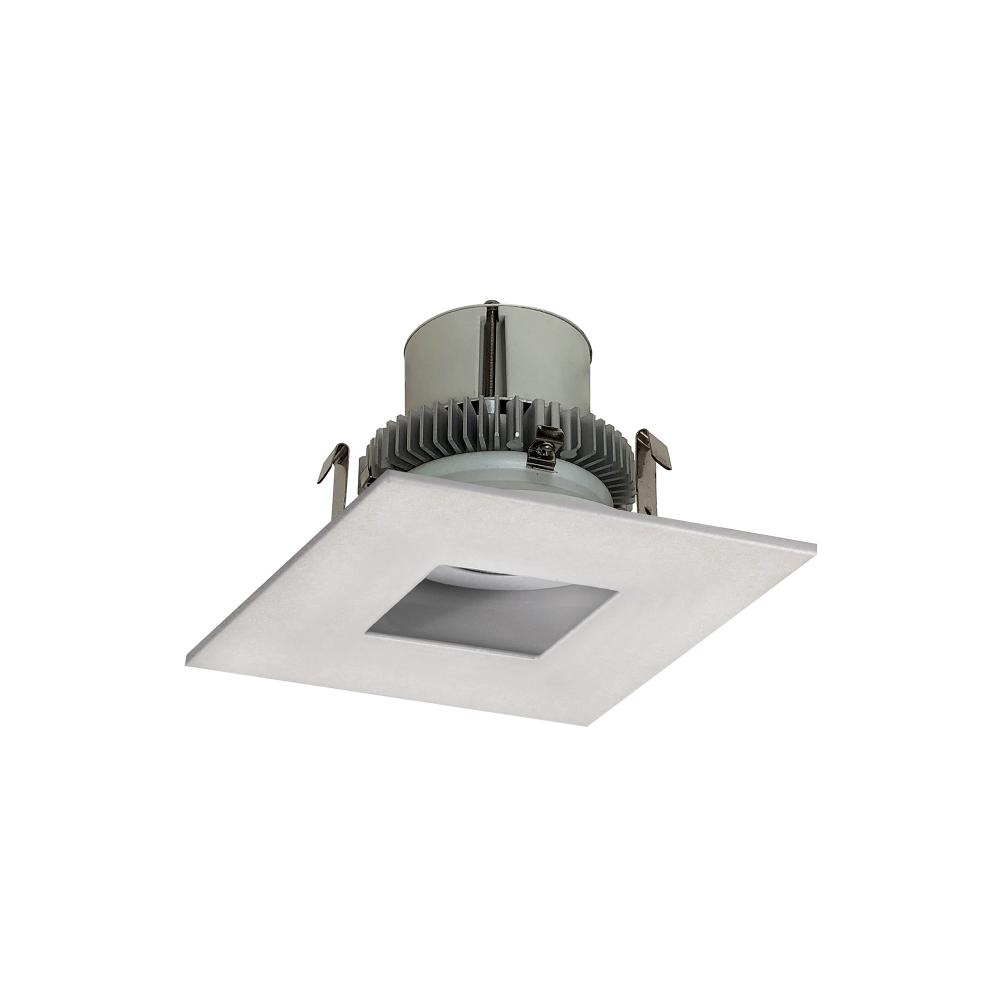 4" Cobalt Click Square Retrofit Pinhole, 750lm / 10W, 3000K, White Finish, 120-277V input; Phase