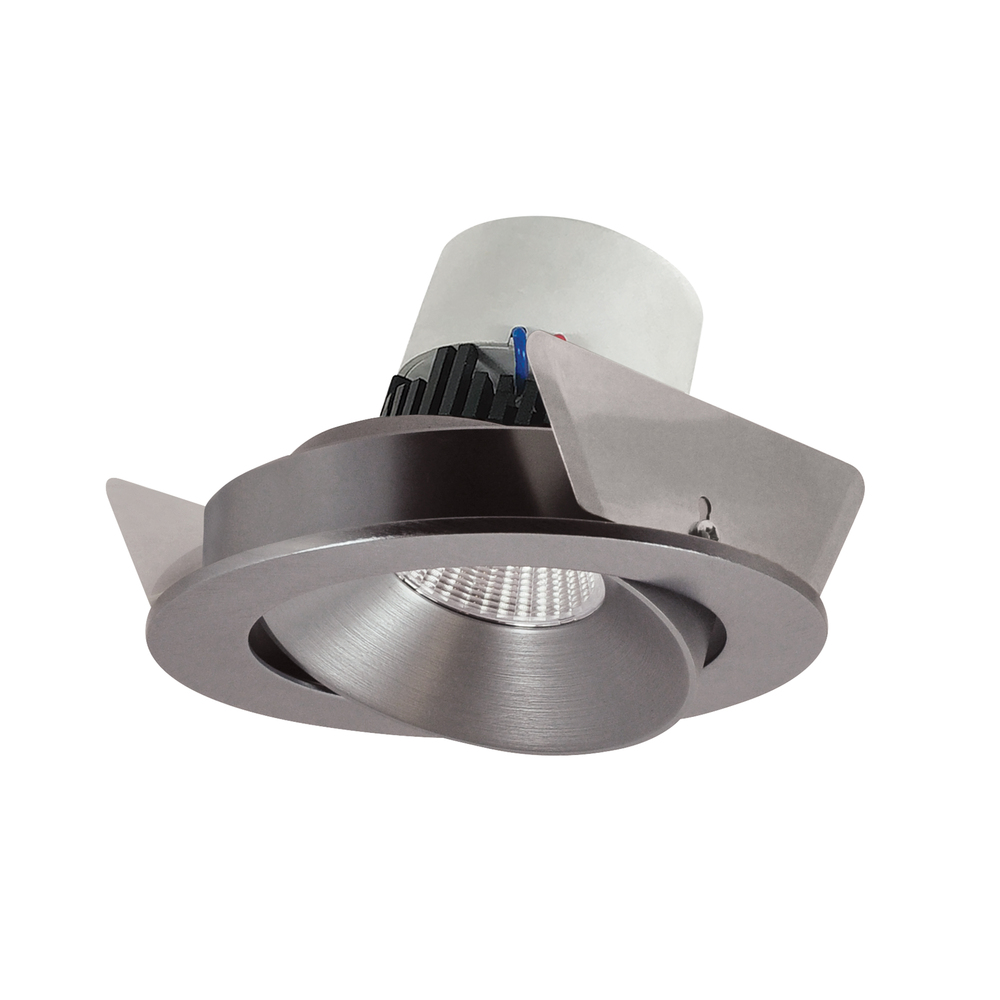 4" Pearl LED Round Adjustable Cone Retrofit, 800lm / 12W, Comfort Dim, Natural Metal Reflector /