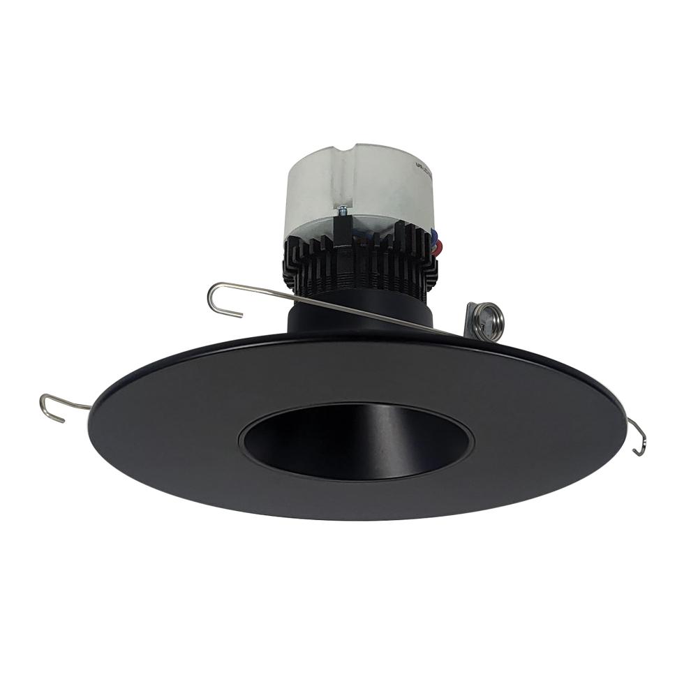 5"/6" Pearl LED Round Retrofit Reflector, 800lm / 12W, Comfort Dim, Black Reflector / Black