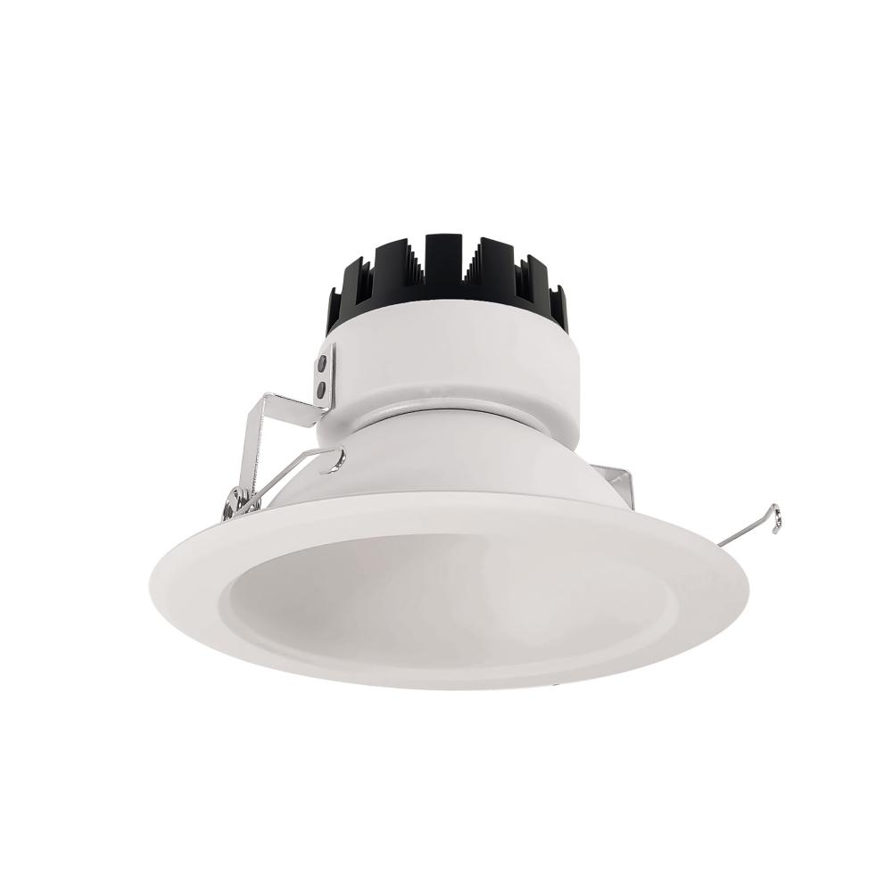 6" Marquise III Round Open Reflector, 1500lm, 3000K, Narrow Flood Optic, White Reflector/White