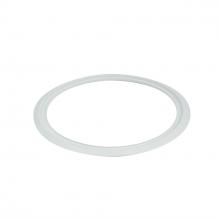 Nora NEFLINTW-6OR-MPW - 6" Oversize Ring for 6" Can-less Downlights, Matte Powder White finish