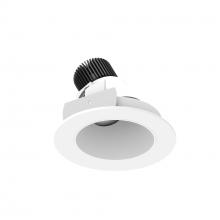 Nora NIO-4RSLA50XMPW - 4" Iolite LED Round Adjustable Slot, 800lm / 14W, 5000K, Matte Powder White Reflector / Matte