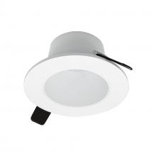 Nora NIOC-2RNDCMPW - 2" Iolite Can-less Round Downlight Trim, Matte Powder White finish