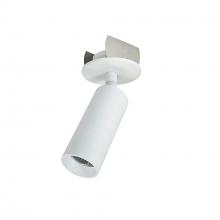  NIOP-1RTC27XMPW - 1" iPOINT Monopoint Luminaire, Round Cone, 900lm, 2700K, 90+CRI, Matte Powder White