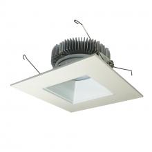 Nora NLCB2-6561540MPW - 6" Cobalt Dedicated High Lumen Square/Square, 1500lm, 4000K, Matte Powder White Reflector /