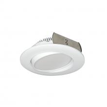 Nora NOXAC-4RGTWWW - 4" AC Onyx Round Adjustable LED Retrofit, 800lm / 11W, Selectable CCT, White Finish