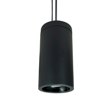 Nora NYLD2-6P075135BBB - 6" Cobalt Pendant Mount Cylinder, Black, 750L, 3500K, Black Reflector, 120V Triac/ELV Dimming