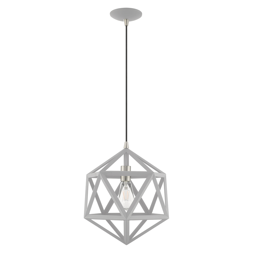 1 Lt Nordic Gray Mini Pendant