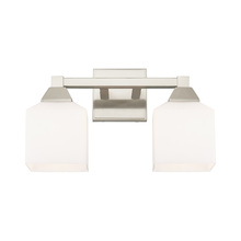 Livex Lighting 10282-91 - 2 Lt Brushed Nickel Bath Vanity