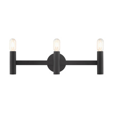 Livex Lighting 10343-04 - 3 Lt Black ADA Vanity Sconce