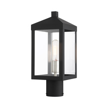  20590-04 - 1 Lt Black Outdoor Post Top Lantern