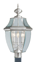  2354-91 - 3 Light BN Outdoor Post Lantern