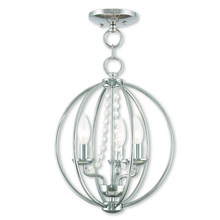 Livex Lighting 40913-05 - 3 Light CH Mini Chandelier/Ceiling Mount