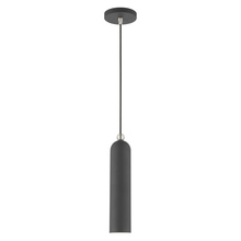 Livex Lighting 46751-76 - 1 Lt  Scandinavian Gray Pendant