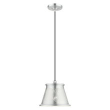 Livex Lighting 49096-66 - 1 Lt Brushed Aluminum Mini Pendant