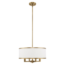 Livex Lighting 62615-01 - 4 Lt Antique Brass Pendant Chandelier