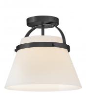 Lark 83051BK - Medium Semi-Flush Mount