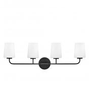 Lark 853454BK - Large Four Light Vanity