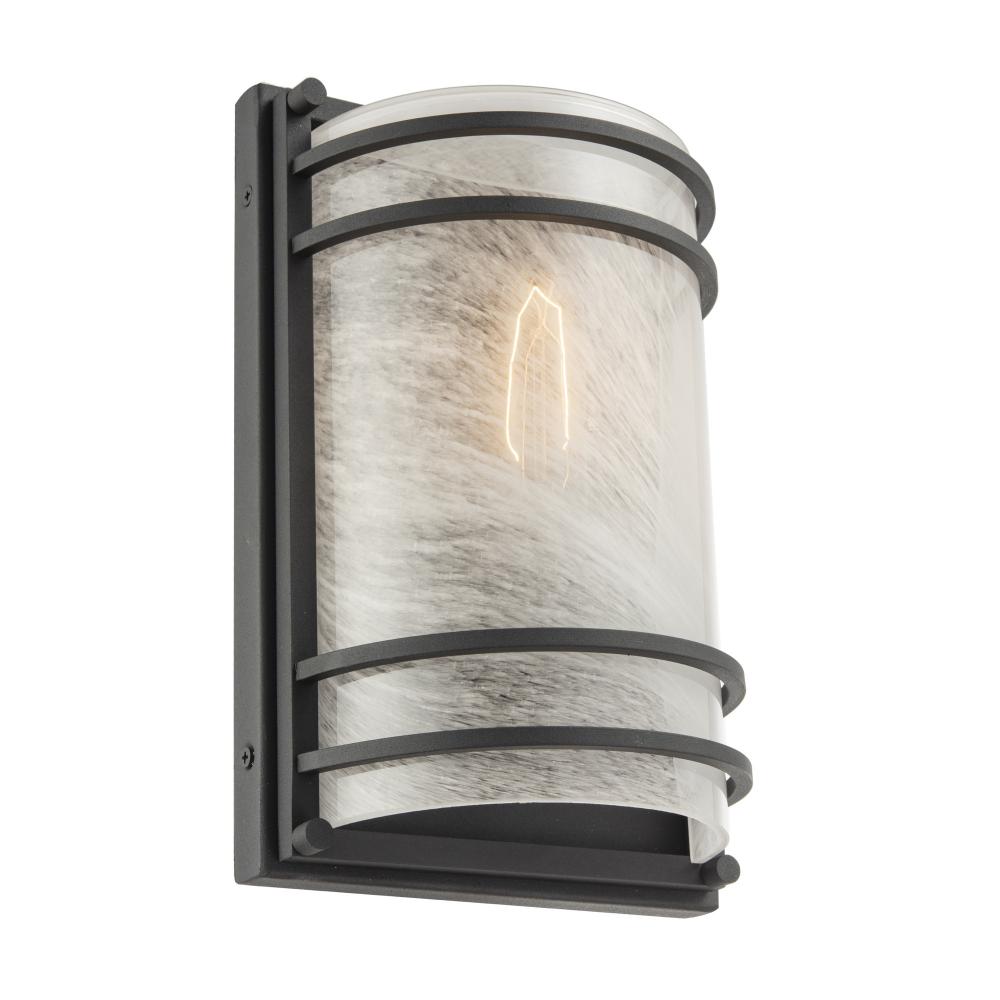 Keswick 1 Light Outdoor Wall Sconce 11", Black