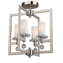 Artcraft AC10273 - Melbourne 4 Light  Brushed Nickel Semi Flush