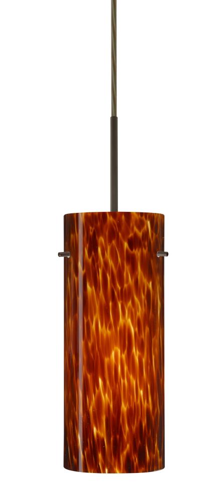 Besa Stilo 10 Pendant Bronze Amber Cloud 1x100W Medium Base