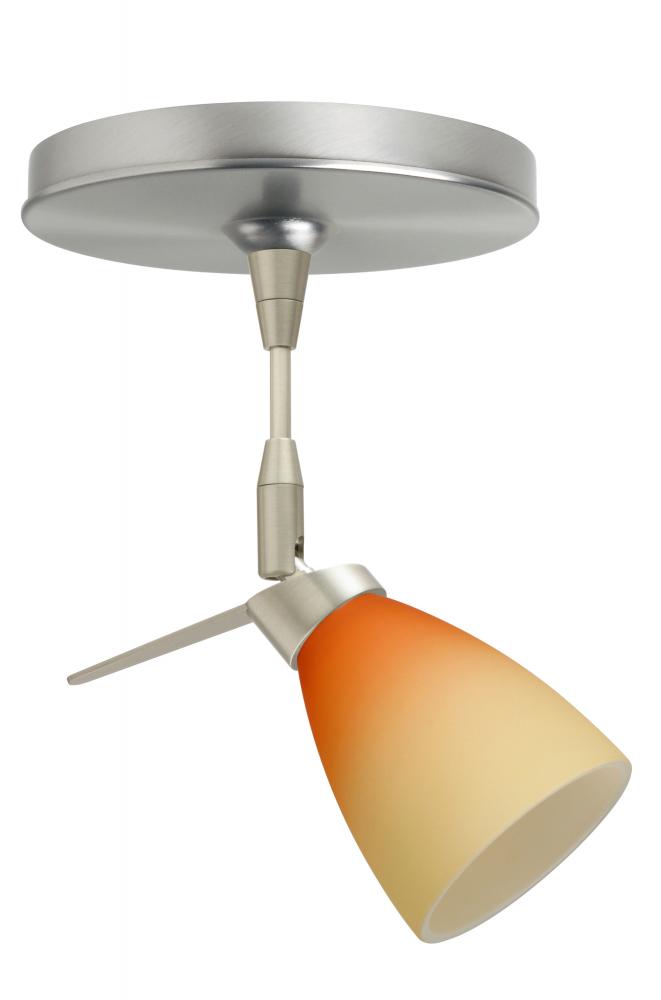 Besa Spotlight Andi Satin Nickel Bicolor Orange/Pina 1x35W Halogen Mr11