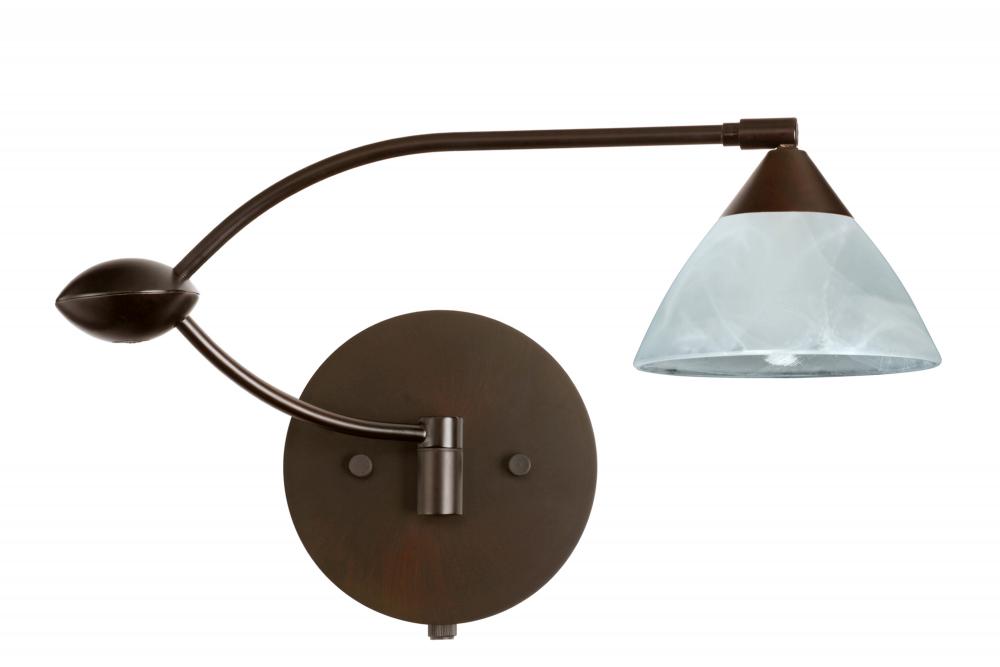 Besa Wall Domi Bronze Marble 1x50W Halogen Gy6.35