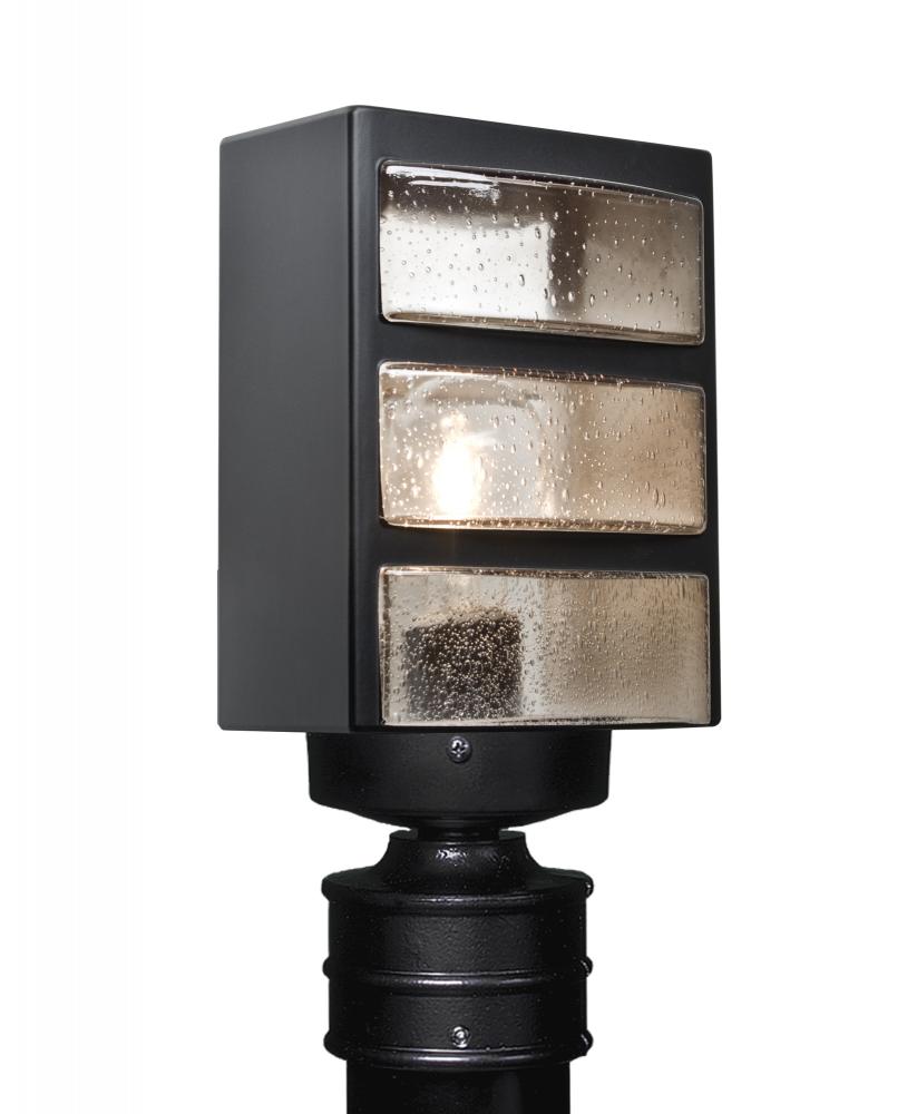 Costaluz, 3513 Series Wall Sconce, Black/Smoke Bubble,  Finish, 1x75W Incandescent