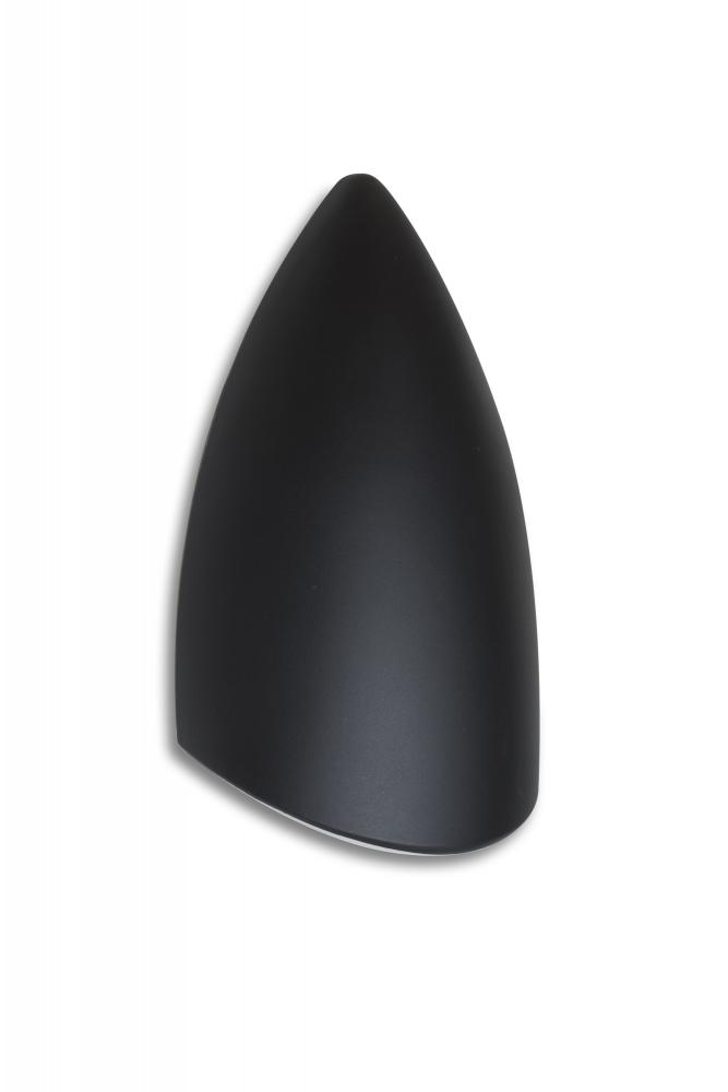 Costaluz, 7024 Series Wall Sconce, Black/Opal 1x 100W Medium base