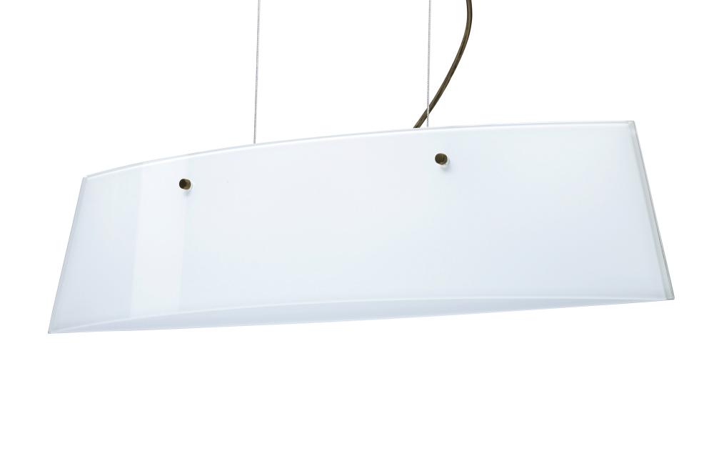 Besa Pendant Silhouette 28 Bronze Opal Glossy 3x40W G9