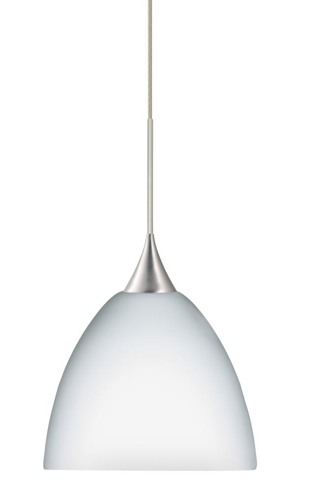 BESA PENDANT SASHA SATIN NICKEL OPAL MATTE 1X6W LED