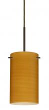 Besa Lighting 1BT-4404OK-BR - Besa Stilo 7 Pendant Bronze Oak 1x50W Candelabra