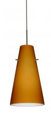 Besa Lighting 1JC-412480-LED-BR - Besa Cierro LED Pendant Amber Matte Bronze 1x9W LED