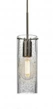 Besa Lighting 1JT-JUNI10CL-EDIL-BR - Besa, Juni 10 Cord Pendant, Clear Bubble, Bronze, 1x4W LED Filament