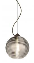 Besa Lighting 1KX-461602-BR - Besa Kristall 8 Pendant Bronze Smoke 1x75W Medium Base