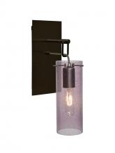 Besa Lighting 1WP-JUNI10PL-BR - Besa Juni 10 Wall Pendant, Plum Bubble, Bronze Finish, 1x60W Medium Base