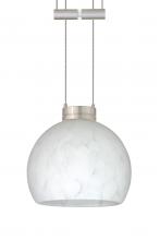 Besa Lighting 1XA-565819-SN - Besa Pendant Palla 5 Satin Nickel Carrera 1x50W Halogen