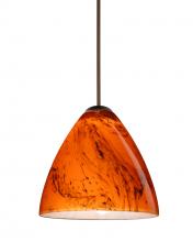 Besa Lighting 1XC-1779HB-LED-BR - Besa Pendant Mia Bronze Habanero 1x5W LED