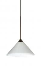 Besa Lighting 1XC-282453-BR - Besa Pendant Kona Bronze White Starpoint 1x50W Halogen