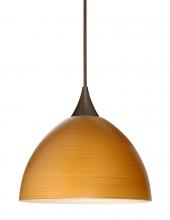 Besa Lighting 1XT-4679OK-LED-BR - Besa Pendant Brella Bronze Oak 1x6W LED