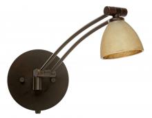 Besa Lighting 1WW-1758GF-BR - Besa Wall Divi Bronze Gold Foil 1x50W Mr16