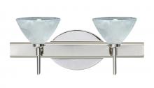 Besa Lighting 2SW-174352-CR - Besa Wall Domi Chrome Marble 2x40W G9