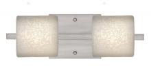 Besa Lighting 2WS-7873ST-LED-SN - Besa Wall Paolo Satin Nickel Stucco 2x50W G9