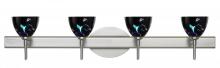 Besa Lighting 4SW-1858VB-LED-SN - Besa Divi Wall 4SW Black Dicro Vine Satin Nickel 4x5W LED