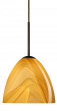 Besa Lighting B-7572HN-BR - Besa Sasha Pendant For Multiport Canopy Bronze Honey 1x50W Candelabra